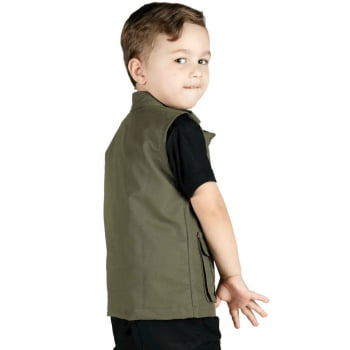 COLETE TÁTICO INFANTIL ARMY VERDE