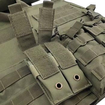 COLETE TÁTICO MODULAR PLATE VERDE - ROSSI