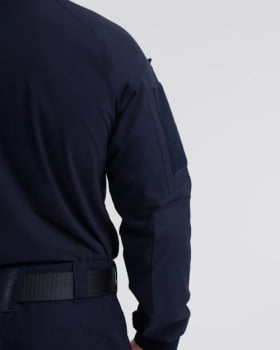 COMBAT SHIRT HAWK 3.0 AZUL MARINHO - INVICTUS