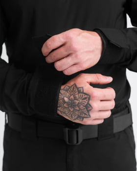 COMBAT SHIRT HAWK 3.0 PRETO - INVICTUS