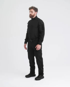 COMBAT SHIRT HAWK 3.0 PRETO - INVICTUS