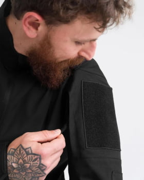 COMBAT SHIRT HAWK 3.0 PRETO - INVICTUS