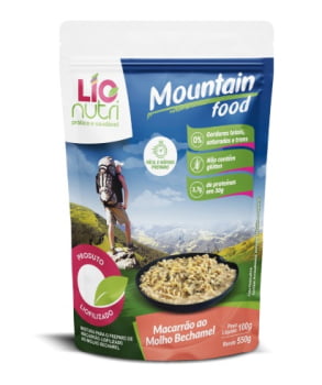 COMIDA LIOFILIZADA MACARRÃO AO MOLHO BECHAMEL - LIONUTRI