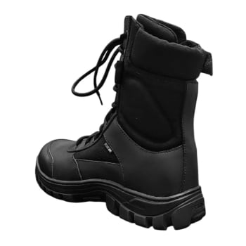 COTURNO F15 COM ZIPER EB PRETO - FELINE