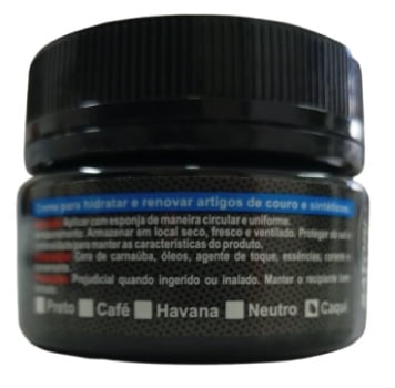 CREME RENOVADOR COURO NOBUCK E CAMURÇA 85G COYOTE PADRÃO EB - SATORI