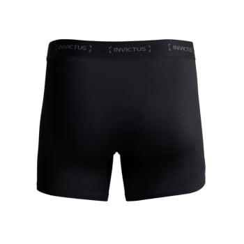 CUECA BOXER TACT PRETA - INVICTUS