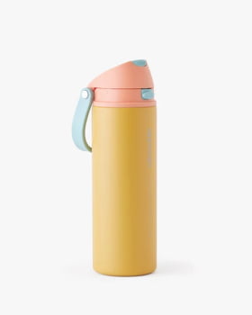 GARRAFA TÉRMICA DUO FLOW 710ML AMARELO - GALÁPAGOS
