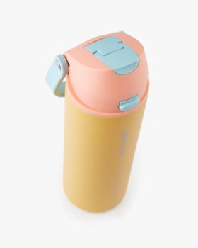 GARRAFA TÉRMICA DUO FLOW 710ML AMARELO - GALÁPAGOS
