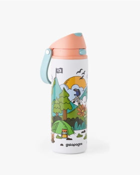 GARRAFA TÉRMICA DUO FLOW EVOLUTION 710M  SALMÃO E AZUL - GALÁPAGOS