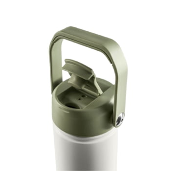 GARRAFA TÉRMICA FIELDBORN TAN E VERDE - INVICUTS