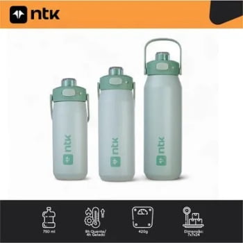 GARRAFA TÉRMICA ISOMAX COLOR 750ML VERDE - NTK