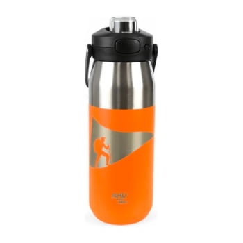 GARRAFA TÉRMICA ISOMAX LEGENDÁRIOS 750ML LARANJA AHU - NTK