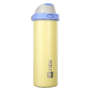 GARRAFA TÉRMICA ISOMAX STRAW 710ML AMARELA - NTK