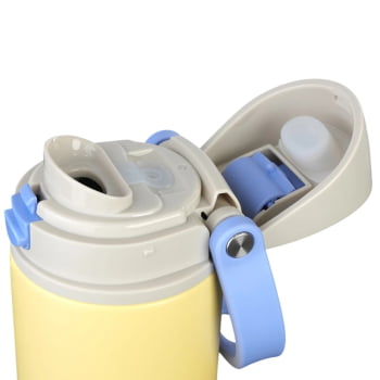 GARRAFA TÉRMICA ISOMAX STRAW 710ML AMARELA - NTK