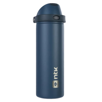 GARRAFA TÉRMICA ISOMAX STRAW 710ML AZUL MARINHO NTK