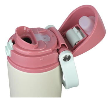 GARRAFA TÉRMICA ISOMAX STRAW 710ML BEGE- NTK