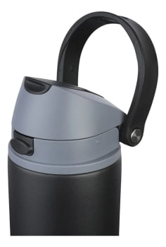 GARRAFA TÉRMICA ISOMAX STRAW 710ML PRETO NTK