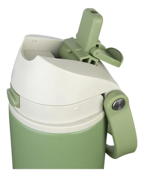 GARRAFA TÉRMICA ISOMAX STRAW 710ML VERDE NTK