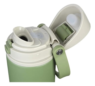 GARRAFA TÉRMICA ISOMAX STRAW 710ML VERDE NTK