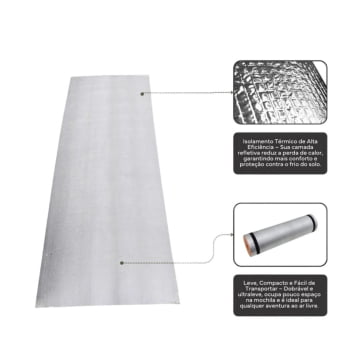 ISOLANTE TÉRMICO ISOMAT REFLEX ALUMINIZADO - AZTEQ ISOLANTE TÉRMICO ISOMAT REFLEX ALUMINIZADO - AZTEQ