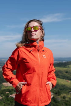 JAQUETA ANORAK IMPERMEÁVEL ANDES X-LITE FEMININO LARANJA - KAILASH