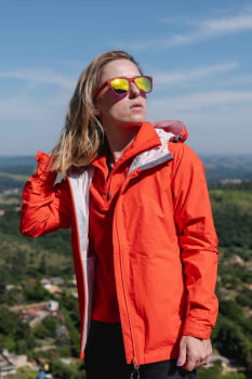 JAQUETA ANORAK IMPERMEÁVEL ANDES X-LITE FEMININO LARANJA - KAILASH