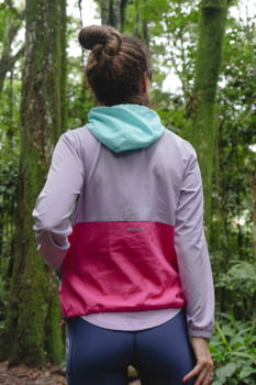 JAQUETA CORTA VENTO COLORS FEMININO VERMELHO/TIFFANY - KAILASH