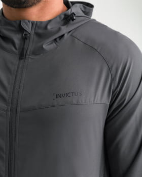 JAQUETA CORTA VENTO VORTEX CHUMBO - INVICTUS