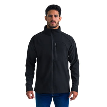 JAQUETA COVERT MASCULINA PRETA - INVICTUS