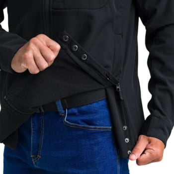 JAQUETA COVERT MASCULINA PRETA - INVICTUS