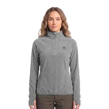 JAQUETA FLEECE CHAMONIX X-LITE FEMININA CINZA - KAILASH