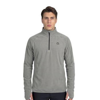 JAQUETA FLEECE CHAMONIX X-LITE MASCULINA CINZA - KAILASH