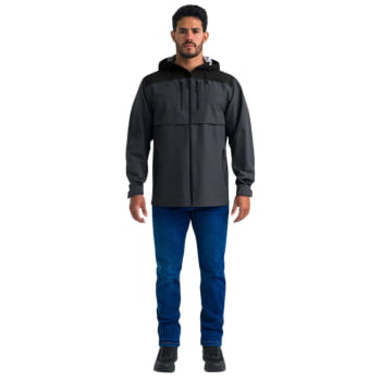 JAQUETA OVERLAND MASCULINA PRETA E CHUMBO - INVICTUS JAQUETA OVERLAND MASCULINA PRETA E CHUMBO - INVICTUS
