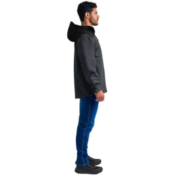 JAQUETA OVERLAND MASCULINA PRETA E CHUMBO - INVICTUS