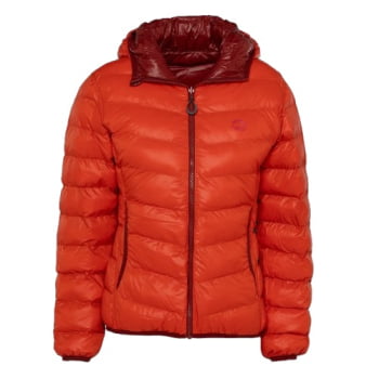 JAQUETA PUFFER DOUBLE PATAGONIA FEMININO LARANJA/VERMELHO - KAILASH