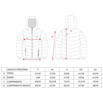 JAQUETA PUFFER DOUBLE PATAGONIA MASCULINO VERDE ESCURO/VERDE - KAILASH