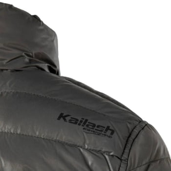 JAQUETA PUFFER DUPLA FACE PLUMA GANSO FEMININO CHUMBO/OFF WHITE - KAILASH