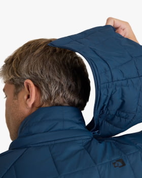 JAQUETA PUFFER IBEX THERMOLITE HEAT MASCULINA AZUL MARINHO - GALÁPAGOS