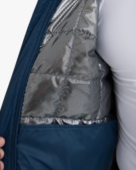 JAQUETA PUFFER IBEX THERMOLITE HEAT MASCULINA AZUL MARINHO - GALÁPAGOS