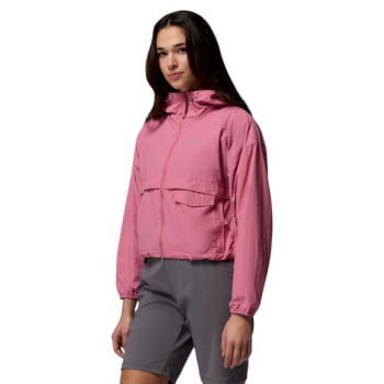 JAQUETA SPIRE VALLEY CROPPED WINDBREAKER FEMININA ROSETTE - COLUMBIA
