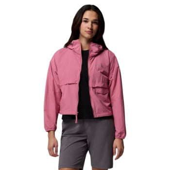 JAQUETA SPIRE VALLEY CROPPED WINDBREAKER FEMININA ROSETTE - COLUMBIA