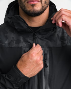 JAQUETA TÁTICA RAIN 3.0 IMPERMEÁVEL LEGACY SERIES WARSKIN BLACK - INVICTUS