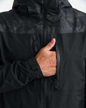 JAQUETA TÁTICA RAIN 3.0 IMPERMEÁVEL LEGACY SERIES WARSKIN BLACK - INVICTUS