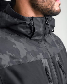 JAQUETA TÁTICA RAIN 3.0 IMPERMEÁVEL LEGACY SERIES WARSKIN BLACK - INVICTUS