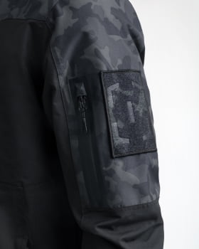 JAQUETA TÁTICA RAIN 3.0 IMPERMEÁVEL LEGACY SERIES WARSKIN BLACK - INVICTUS