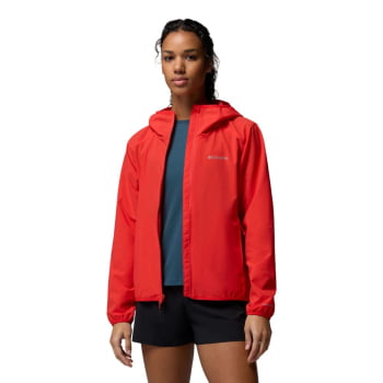 JAQUETA TRAILBORNE WINDBREAKER FEMININA POPPY RED - COLUMBIA JAQUETA TRAILBORNE WINDBREAKER FEMININA POPPY RED - COLUMBIA