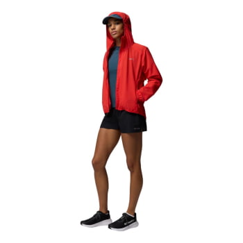 JAQUETA TRAILBORNE WINDBREAKER FEMININA POPPY RED - COLUMBIA