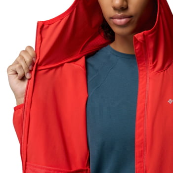 JAQUETA TRAILBORNE WINDBREAKER FEMININA POPPY RED - COLUMBIA