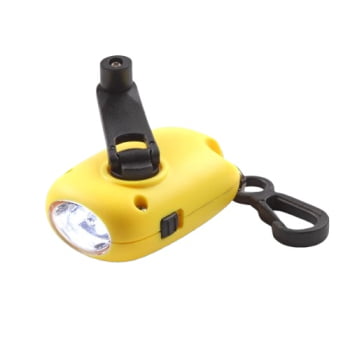 LANTERNA DYNAMO FLASHLIGHT AMARELA - COGHLAN´S