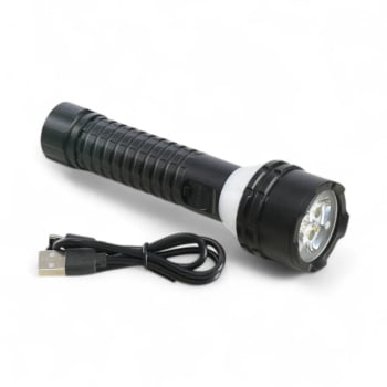 LANTERNA LAMPIÃO RECARREGÁVEL KRIPTON 1500LM - NTK